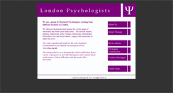 Desktop Screenshot of londonpsychologists.com